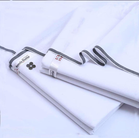 LAWN KHADDAR WHITE